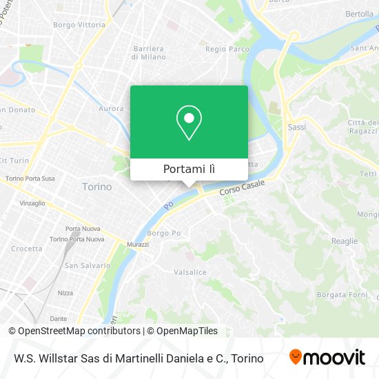 Mappa W.S. Willstar Sas di Martinelli Daniela e C.