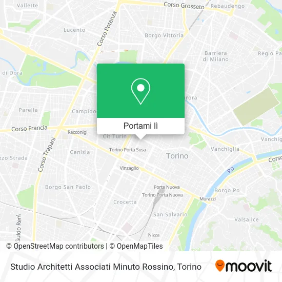 Mappa Studio Architetti Associati Minuto Rossino