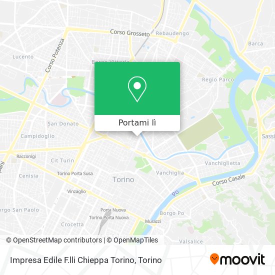 Mappa Impresa Edile F.lli Chieppa Torino