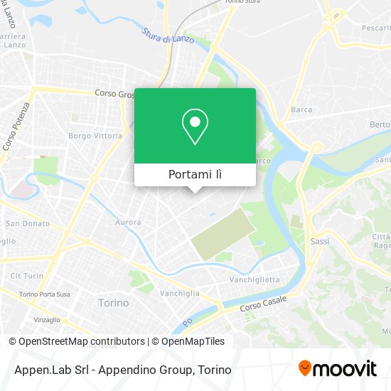 Mappa Appen.Lab Srl - Appendino Group