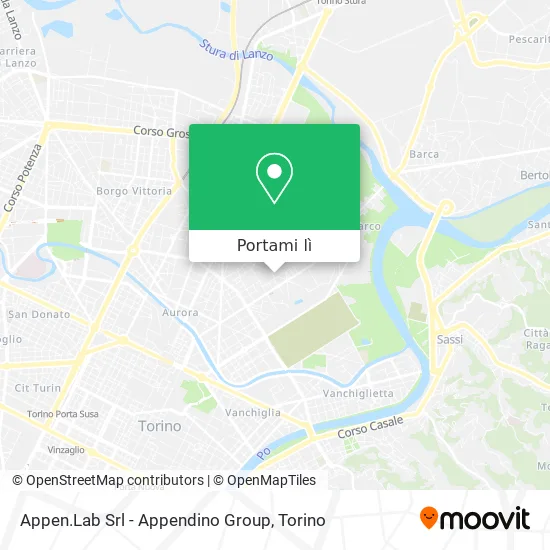 Mappa Appen.Lab Srl - Appendino Group