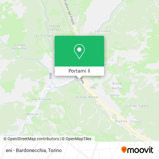 Mappa eni - Bardonecchia