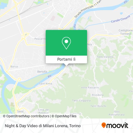 Mappa Night & Day Video di Milani Lorena