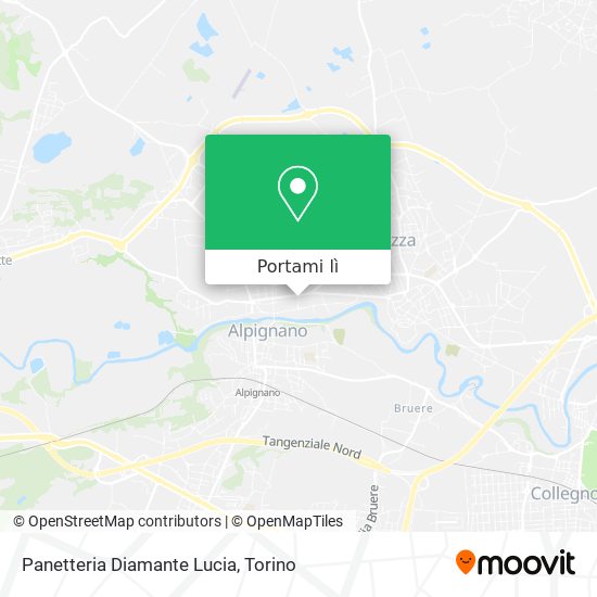 Mappa Panetteria Diamante Lucia