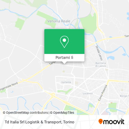 Mappa Td Italia Srl Logistik & Transport