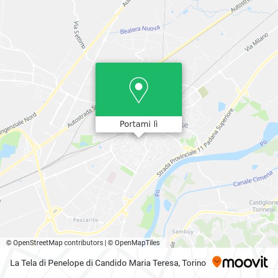 Mappa La Tela di Penelope di Candido Maria Teresa