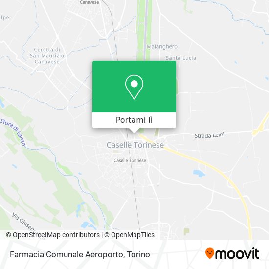 Mappa Farmacia Comunale Aeroporto