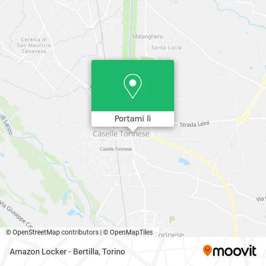 Mappa Amazon Locker - Bertilla