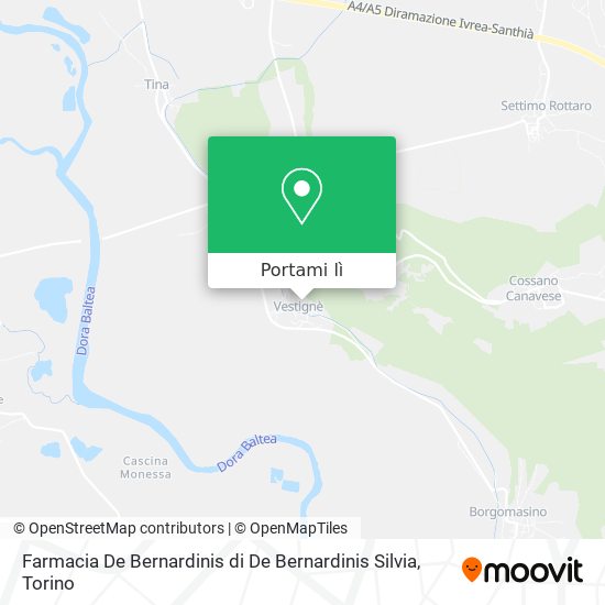 Mappa Farmacia De Bernardinis di De Bernardinis Silvia