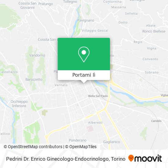 Mappa Pedrini Dr. Enrico Ginecologo-Endocrinologo