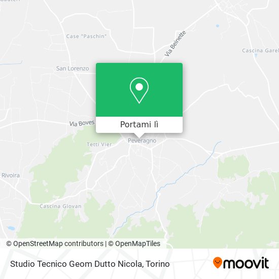 Mappa Studio Tecnico Geom Dutto Nicola