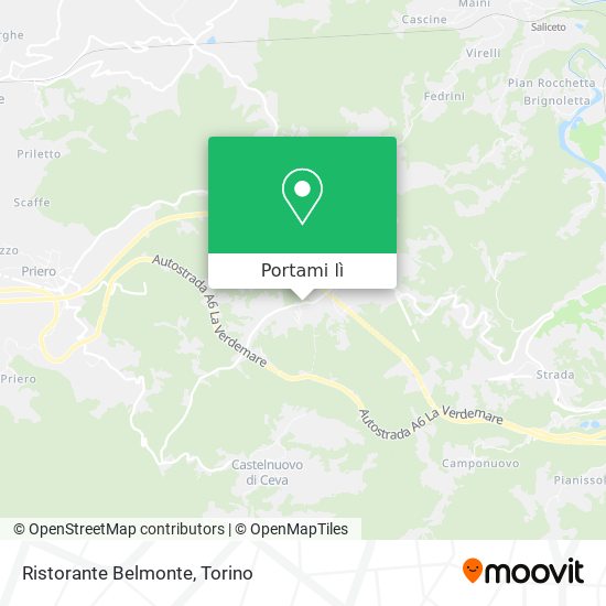 Mappa Ristorante Belmonte