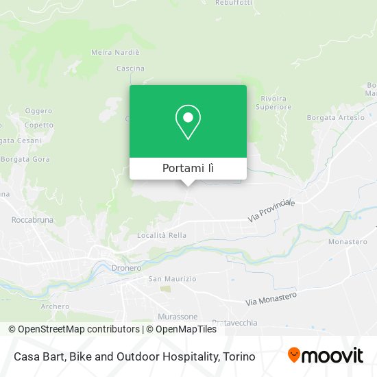 Mappa Casa Bart, Bike and Outdoor Hospitality