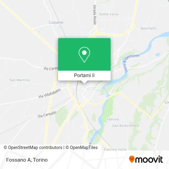 Mappa Fossano A