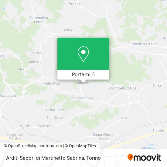 Mappa Arditi Sapori di Martinetto Sabrina