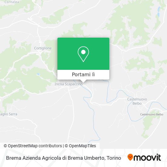 Mappa Brema Azienda Agricola di Brema Umberto