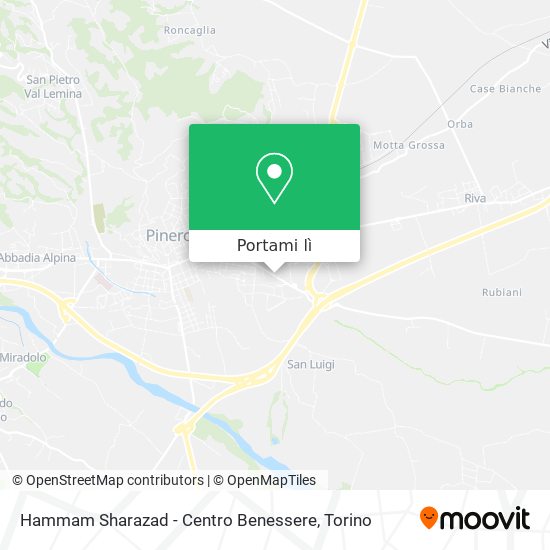 Mappa Hammam Sharazad - Centro Benessere