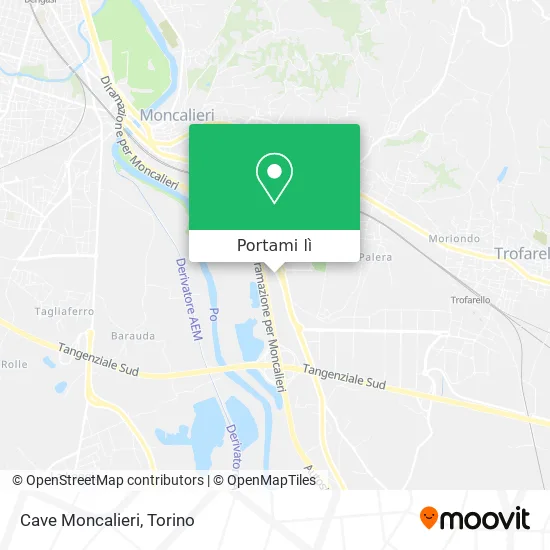 Mappa Cave Moncalieri