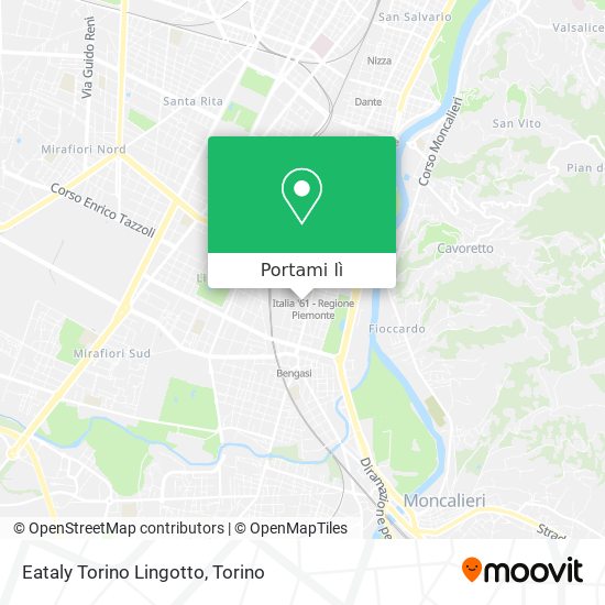 Mappa Eataly Torino Lingotto