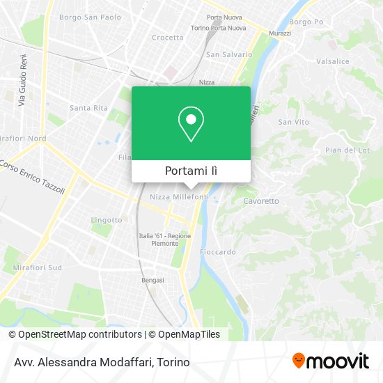 Mappa Avv. Alessandra Modaffari