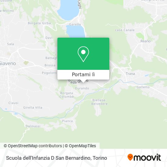 Mappa Scuola dell'Infanzia D San Bernardino