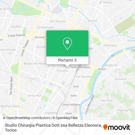 Mappa Studio Chirurgia Plastica Dott.ssa Bellezza Eleonora