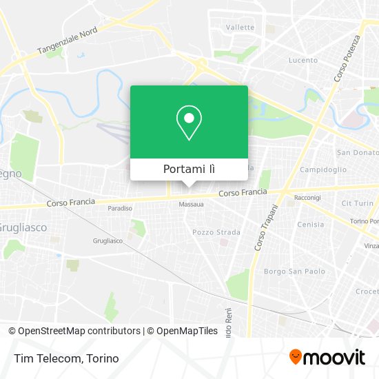Mappa Tim Telecom