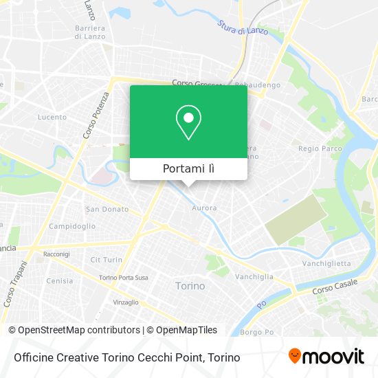 Mappa Officine Creative Torino Cecchi Point