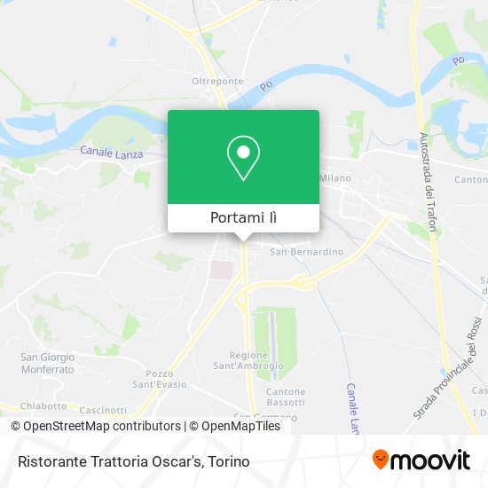Mappa Ristorante Trattoria Oscar's