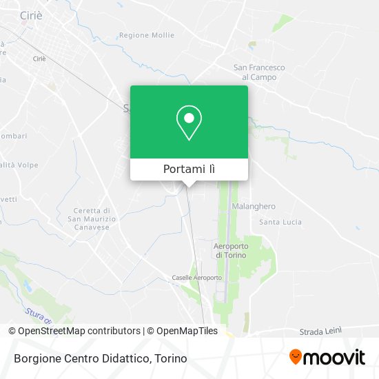 Mappa Borgione Centro Didattico