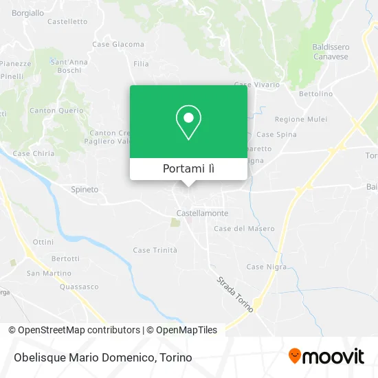Mappa Obelisque Mario Domenico