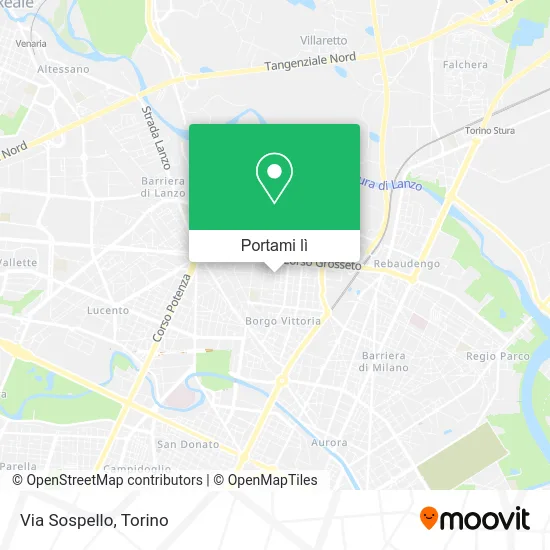Mappa Via Sospello