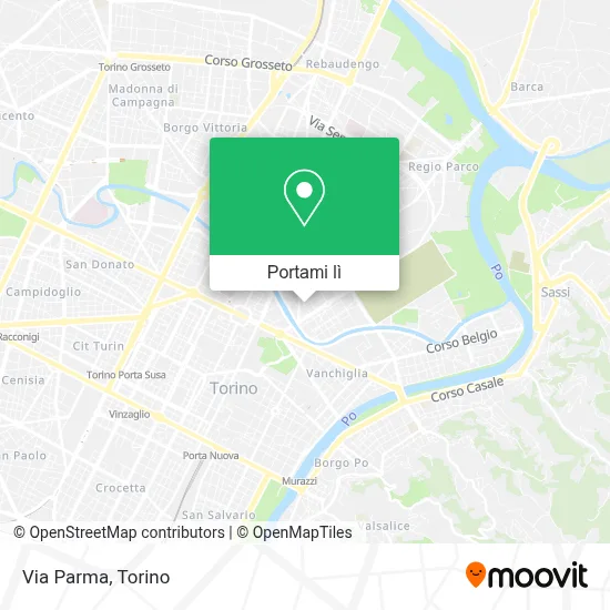Mappa Via Parma