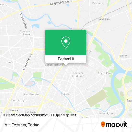 Mappa Via Fossata