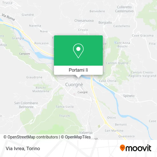 Mappa Via Ivrea