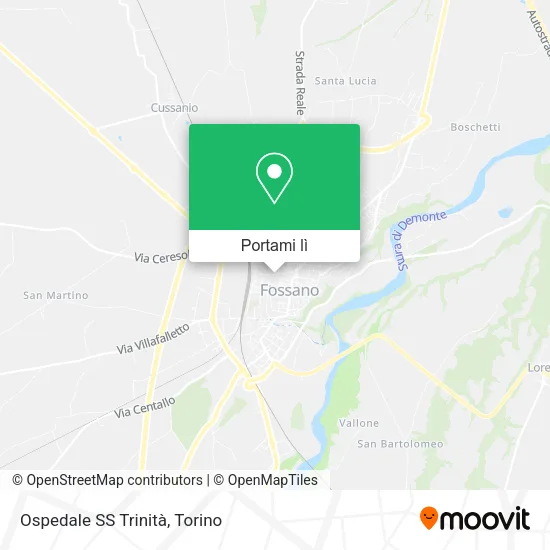 Mappa Ospedale SS Trinità