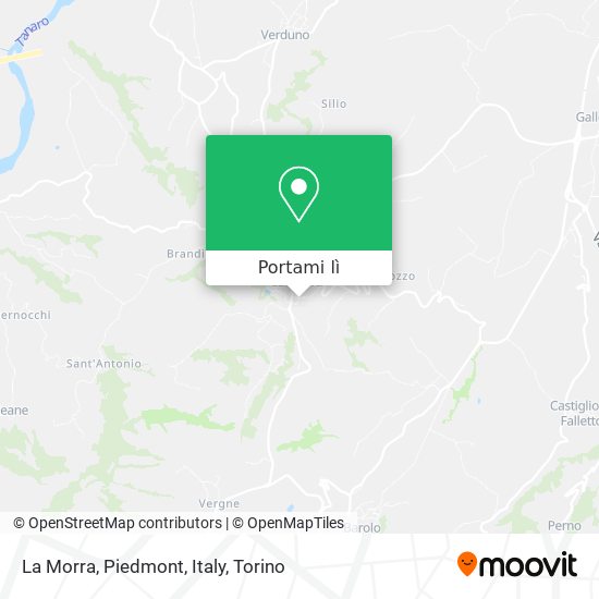 Mappa La Morra, Piedmont, Italy