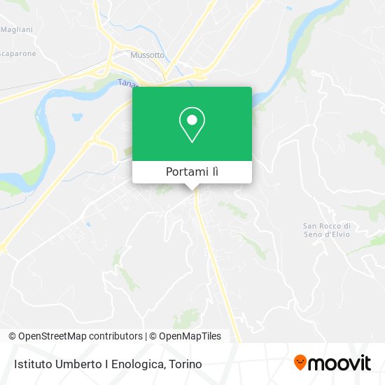 Mappa Istituto Umberto I Enologica