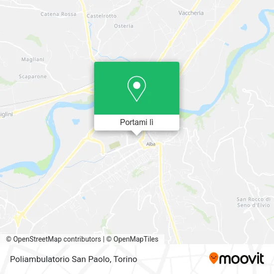 Mappa Poliambulatorio San Paolo