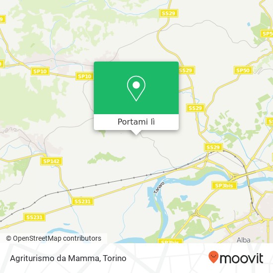 Mappa Agriturismo da Mamma