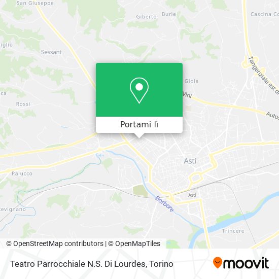 Mappa Teatro Parrocchiale N.S. Di Lourdes