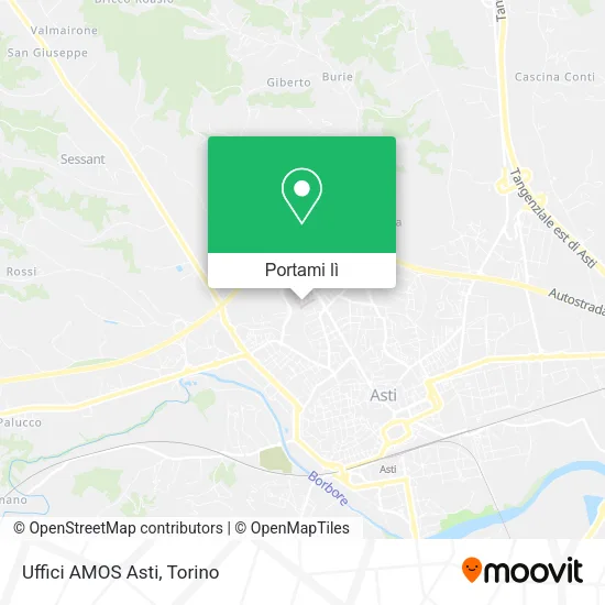 Mappa Uffici AMOS Asti