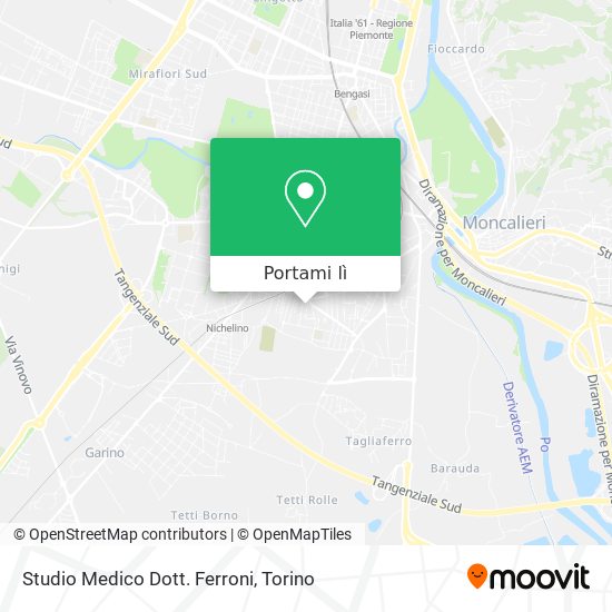 Mappa Studio Medico Dott. Ferroni