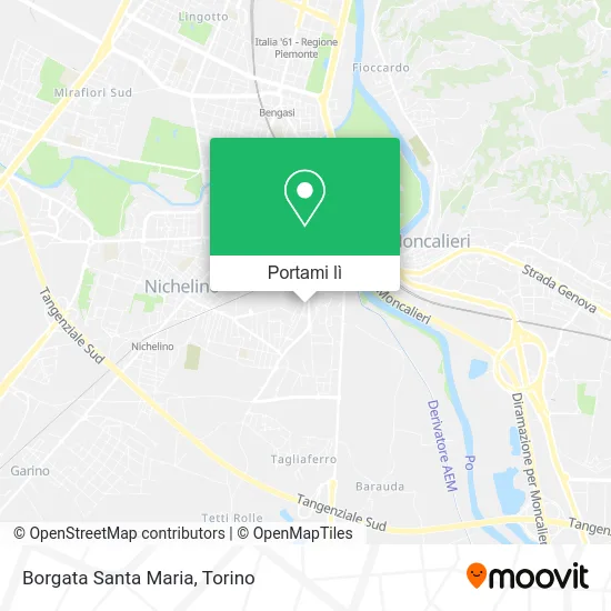 Mappa Borgata Santa Maria