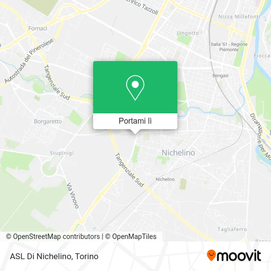 Mappa ASL Di Nichelino