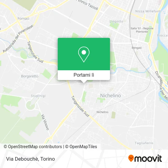 Mappa Via Debouchè