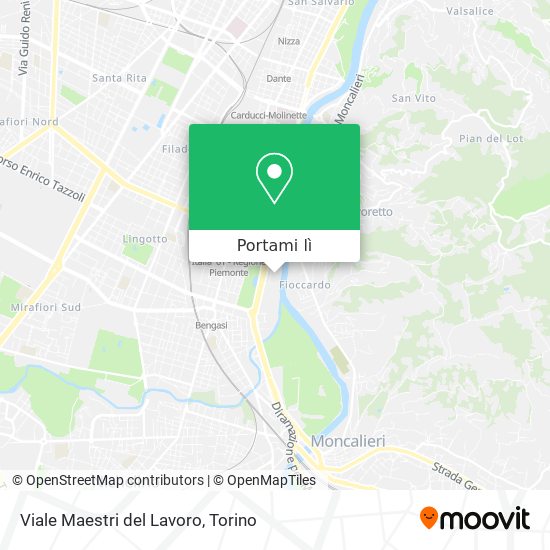 Mappa Viale Maestri del Lavoro