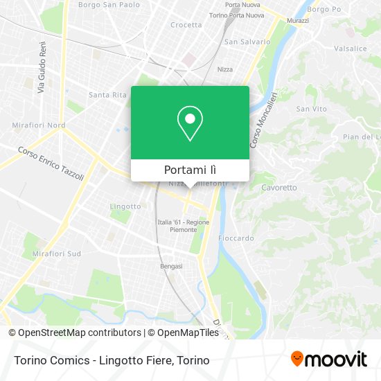 Mappa Torino Comics - Lingotto Fiere