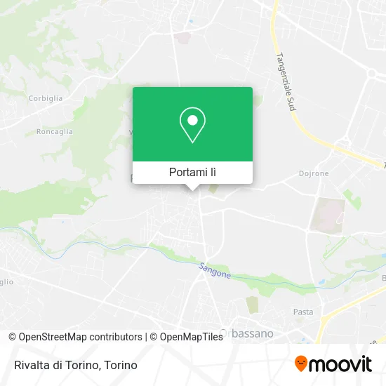 Mappa Rivalta di Torino