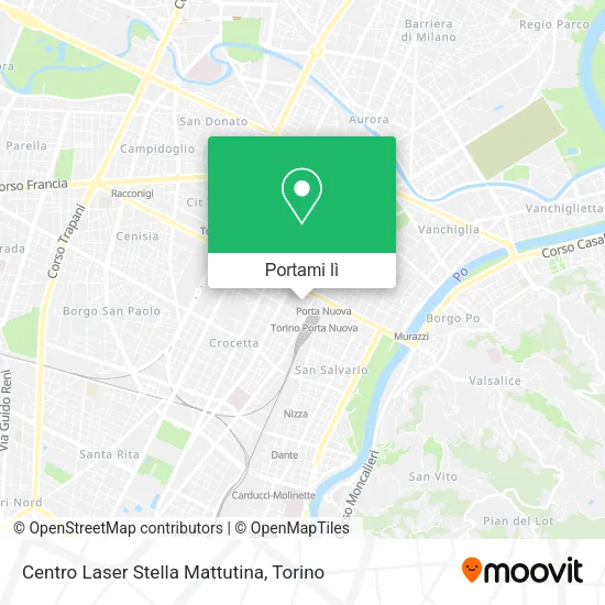 Mappa Centro Laser Stella Mattutina